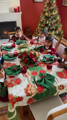 🎄🎅O Natal está chegando e nada melhor que reunir a família em um lindo banquete. #toalha #mesa #cozinha #oferta #tiktokshop