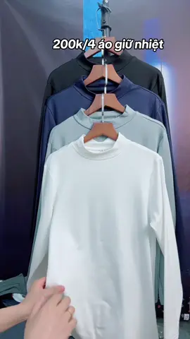 Áo giữ nhiệt lót nỉ #aogiunhiet #aolotni #aothundaitay #omanfashion 