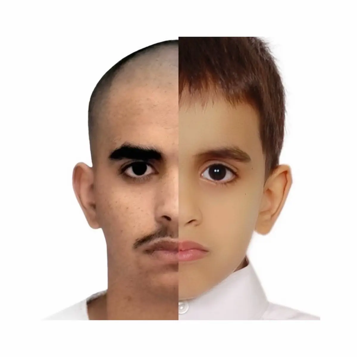 فرق بين الصورتين 15 سنه💔