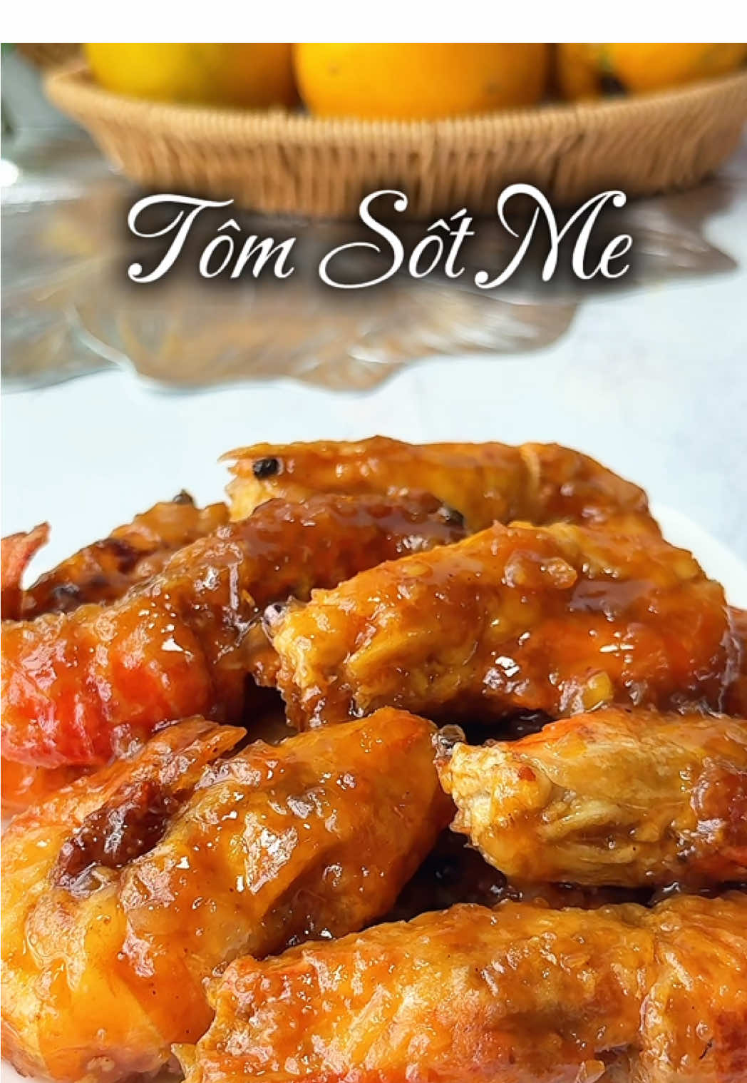 Tôm sốt me món này búp măng non nhà mình mê lắm #homnayangi #nauancungtiktok #viraltiktok #bepcuaclan #tomsotme 