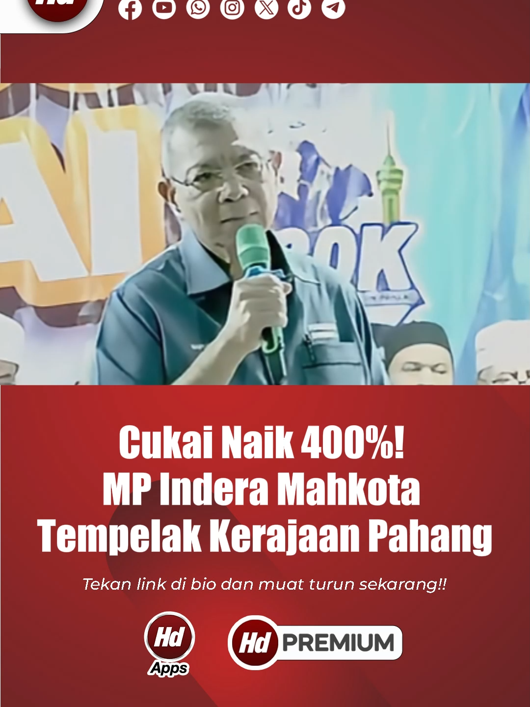 Cukai Naik 400%! MP Indera Mahkota Tempelak Kerajaan Pahang