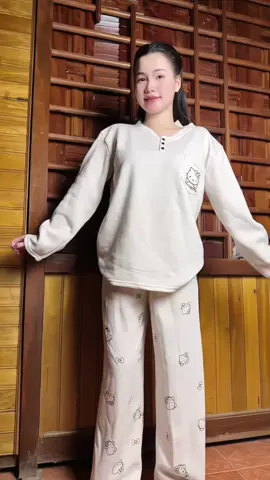 Đồ ngủ nỉ bông #mỗingàymộtoutfit #lenxuhuong #bongunu 