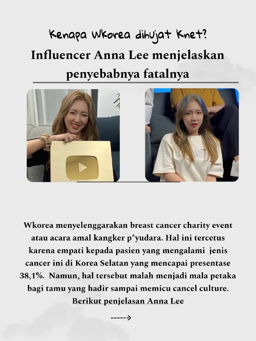 #breakingnewsviral #Wkorea #charityevent #BreastCancerAwareness #raisingawareness #Kpop #idol #fypviralシ #aespa #BTS #alldayproject #ive #illit #masukberandamuu 