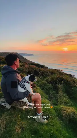 An evening in our life 🌅🧡🧡🧡  #cornwall #cornwallsunset #gwynverbeach #cornwallbeaches #cornwalllife 