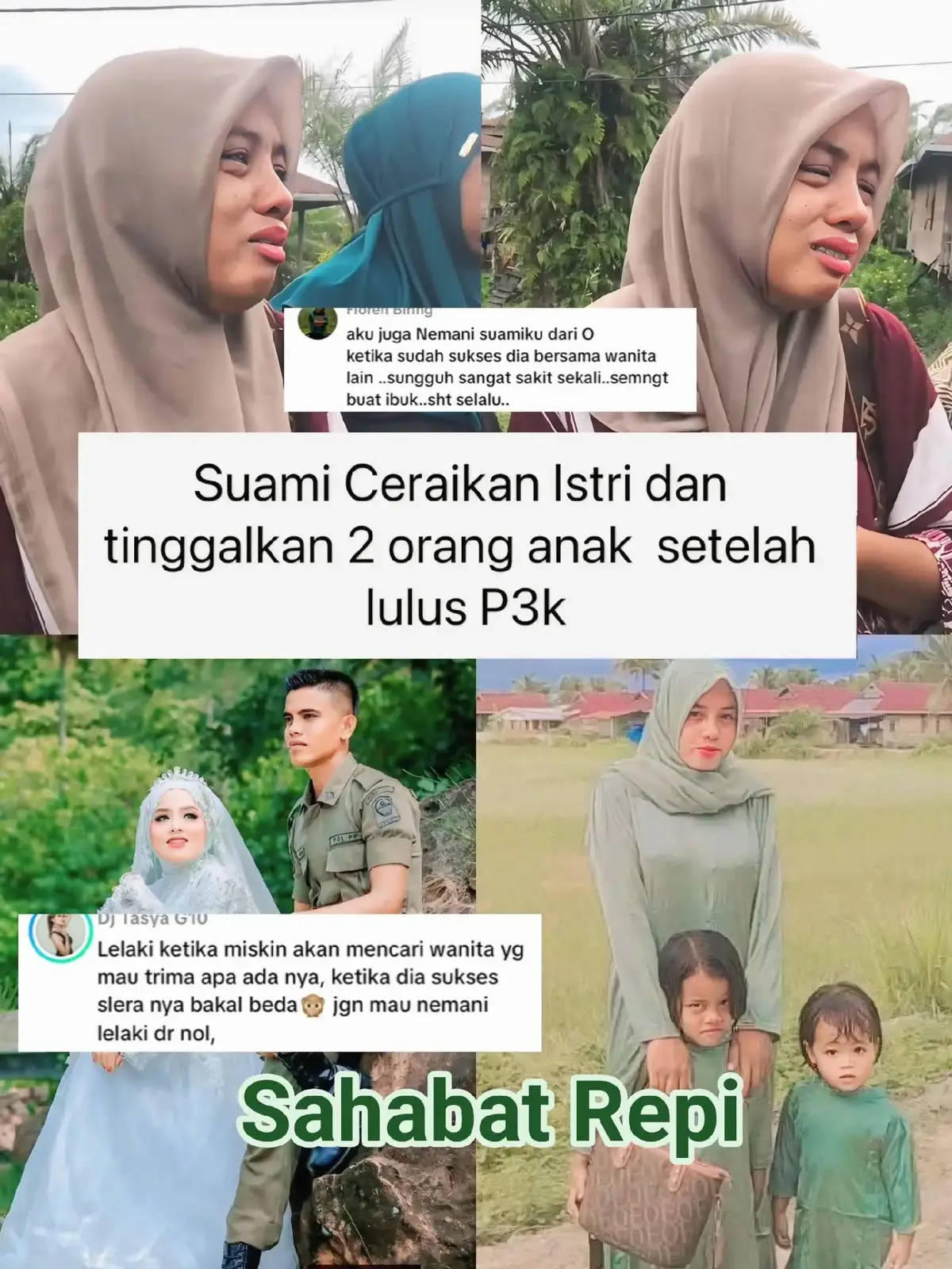 Pilunya,Melda seorang istri di Aceh Singkil harus Pergi membawa kedua anaknya Karna diceraikan suaminya setelah lulus P3K. Melda yang temani suami dari Nol kini pulang kampung kembali ke rumah orang tuanya dgn ke 2 anknya.. #Fyp 