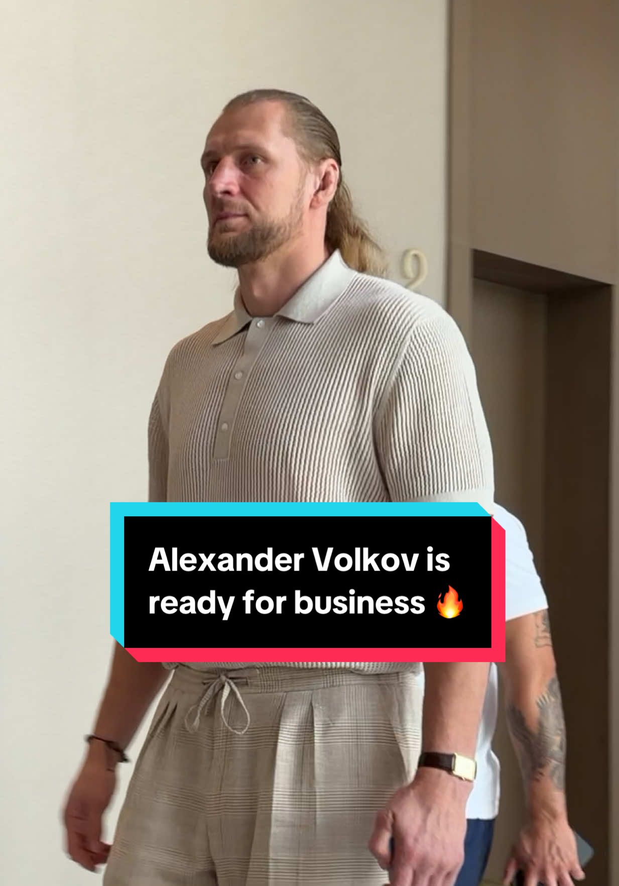 Alexander Volkov is ready for business 🔥 #UFC321 | Saturday, Primetime | LIVE on TNT Sports Box Office #UFC #MMA #boxing 