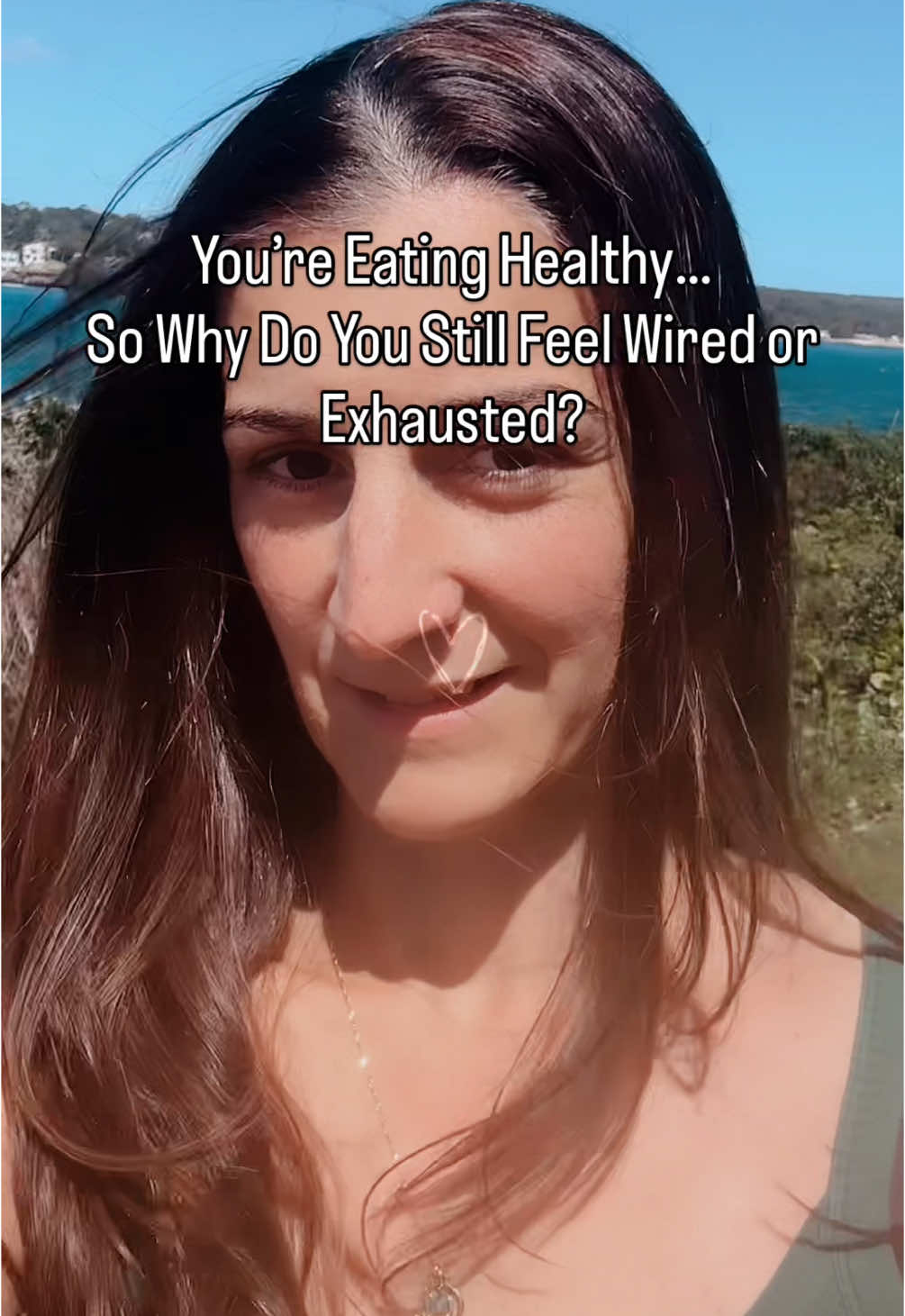You’re Eating Clean and Healthy.. So Why Do You Still Feel Wired or Exhausted? 🌟  You eat well, but you still feel tired or on edge? When stress is chronic, your adrenals and blood sugar fall out of balance. Even clean eating can’t help if your body feels unsafe, nutrients like magnesium, B group vitamins and minerals are burned through faster under stress. Start by pairing protein and complex carbs at each meal and bring in grounding techniques that calm your cortisol. Such as barefoot walks, tea rituals and slow breathing. This is exactly what I help women heal, from stress to safety- naturally 💛 #nutrition #healing #nutrime #health #healthyeats #healthy #fertility #pregnancy #guthealth #hormonalhealth #nervoussystemhealing #nervoussystemhealth #nervoussystemregulation #fertilitysupport 