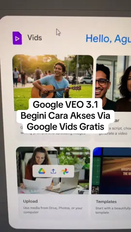 Google VEO 3.1 Gratis, Begini Cara Akses Di google Vids #tutorial #aivideo #contentcreation #veo3 #googleveo3 