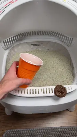Never scooping cat litter again #catlitter #autoscooper #litterbox #automaticlitterbox #tiktokshopcreatorpicks 