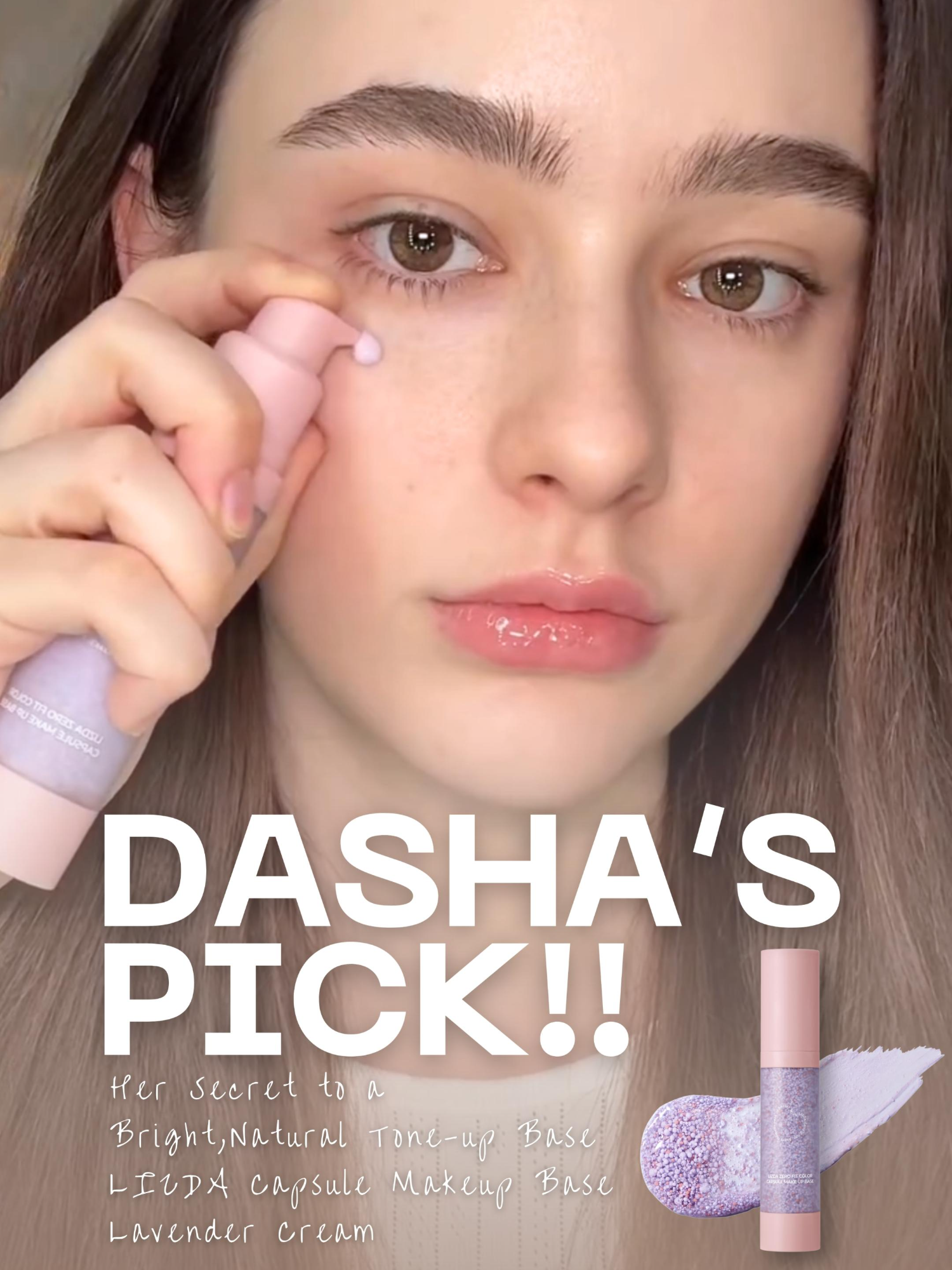 ✨ DASHA’S PICK ✨@tarankaaa Her secret to that bright, natural Tone-up  Capsule Makeup Base Lavender Cream — 💜 Brightens dull yellow tone 💧 70% serum hydration for a soft-focus glow Get that pink, healthy vitality, effortlessly. #DashasPick #LIZDA #DashaTaran #CapsuleSerumBlusher  #SoftHaze #KBeauty #SoftFocusGlow #WeightlessFinish #lizdamuse #리즈다 #リズダ #SHINEMAGEGLOBAL #신미글로벌 #glowwithmuse #Lifestyle