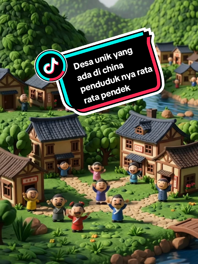 Desa unik yang Warganya tuh kecil banget namanya desa yangsi yang ada di China #claymotion #ehtauga? #faktaunik 
