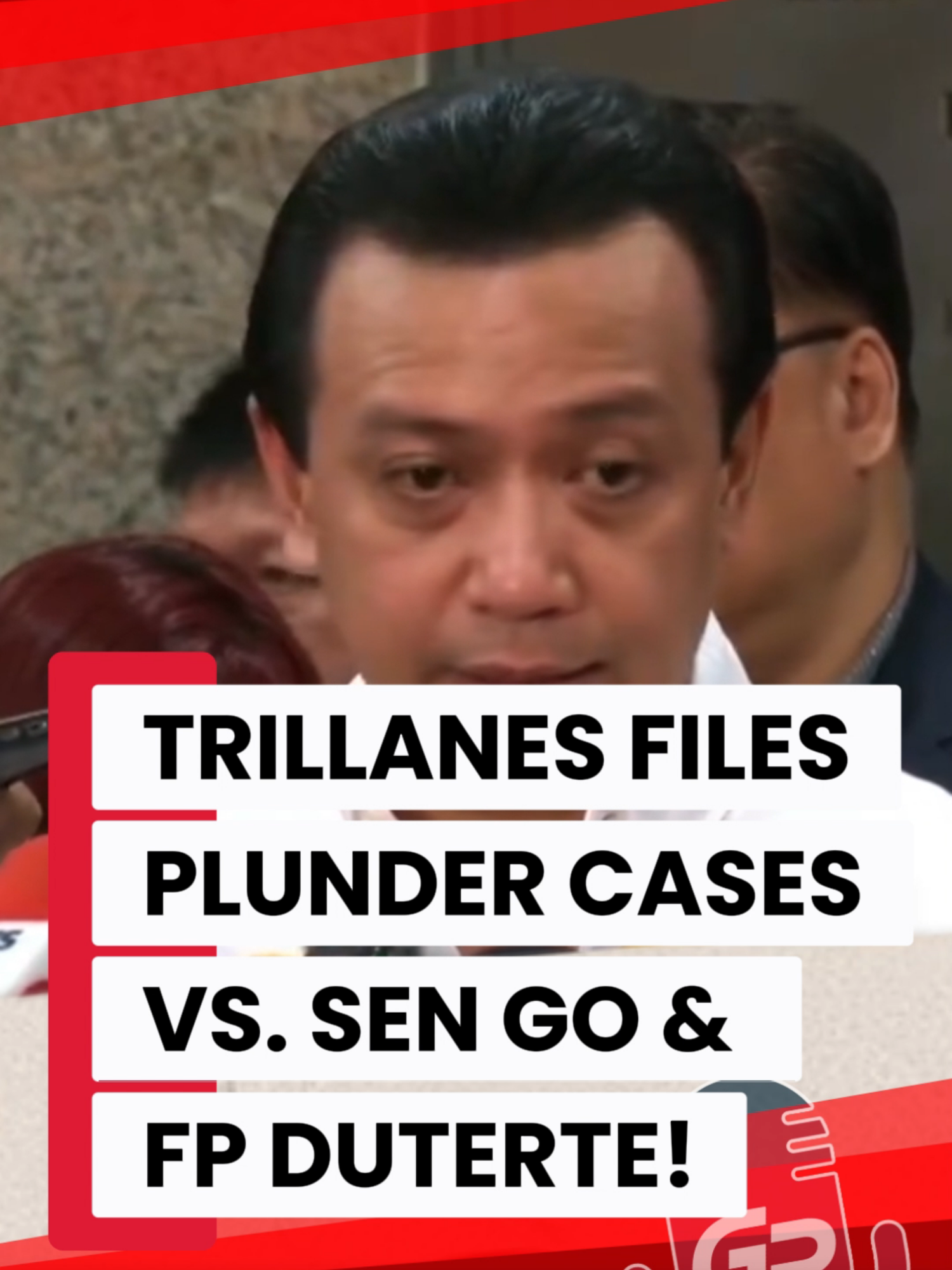 TRILLANES FILES PLUNDER CASES VS. GO, DUTERTE! Sinampahan ni dating senador Antonio Trillanes IV ng kasong plunder sa Ombudsman sina dating pangulong Rodrigo Duterte at Sen. Bong Go. #ganappinas #fypシ゚viral #viralllllll #update #viral #fyp #trending #news #bagongpilipinas #marcos #corruption #dpwh #floodcontrolproject #floodcontrol