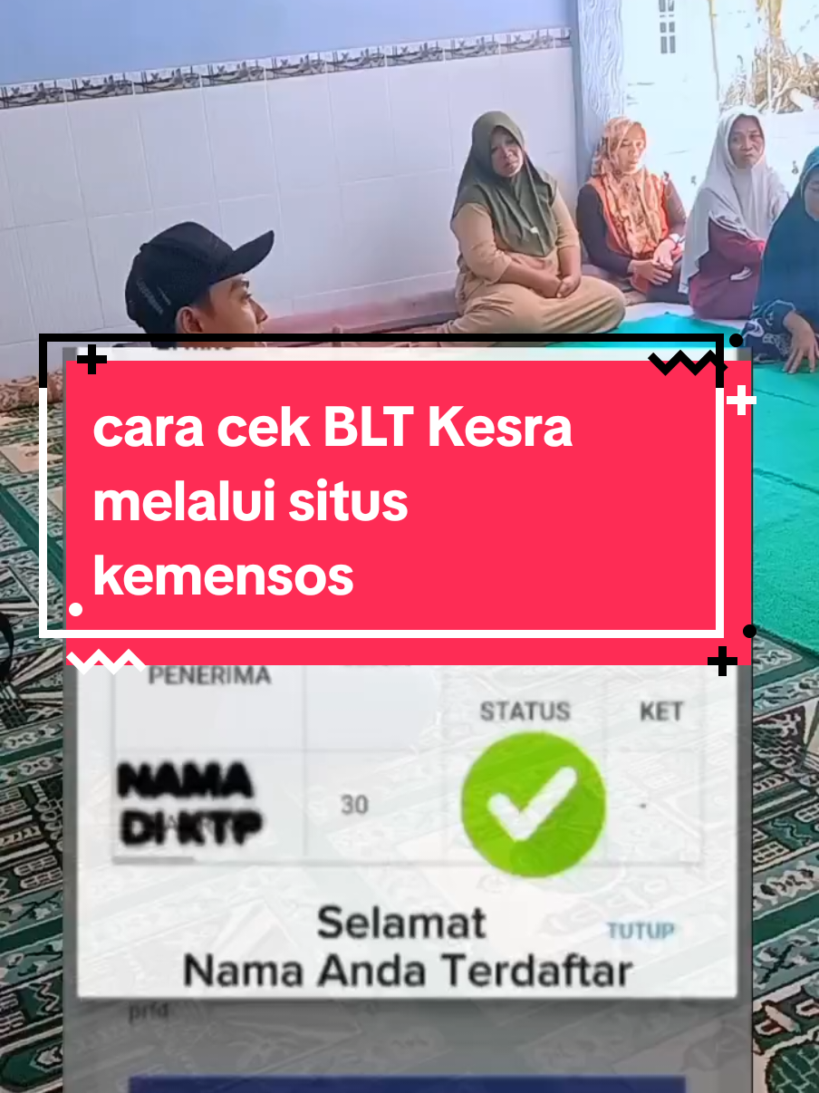cek namamu siapa tau kamu masuk BLTS Kesra melalu situs kemensos.. #infobansos #cekbansos #kemensos #blts #fyp 