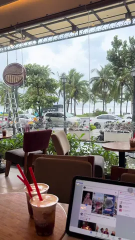 Cà phê ngày mưa bão ⛈️#đà_nẵng #hightland 