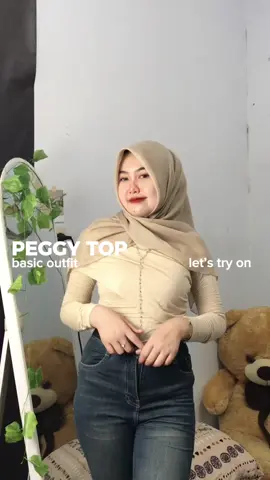 peggy top ternyata selucu itu yaa kalo dipake😍 #atasanwanita #fyp 