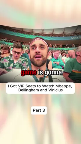 I Got VIP Seats to Watch Mbappe, Bellingham and Vinicius #a