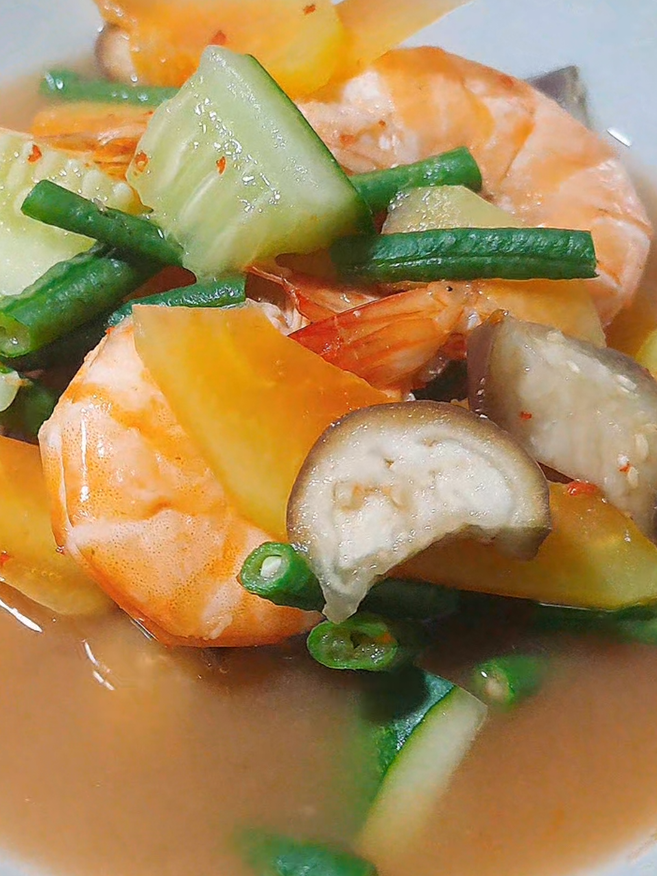 Lempah Darat Khas Bangka 😍 kadang lah sekapot nyeridok katis jarang nempoh, alhamdulillah mari ade muah amang taqin bulih 😍 otw masek e sk 🤤🤤 #bangkabelitung #lempahdarat #fyp #masakanbangka #masakanindonesia 