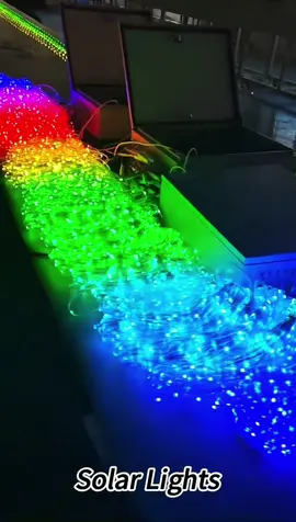 sobrang ganda nya tingnan. Sobrang haba pa at sobrang mura lang. #solarlights #fairylights #gardenlights #solarfairylights #ledlight