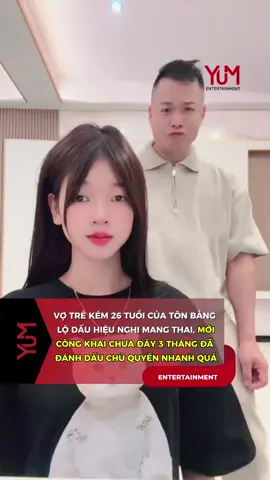 Vợ trẻ của Tôn Bằng nghi có dấu hiệu mang thai #tonbang #thanhthao #showbiz #tintuc24h 