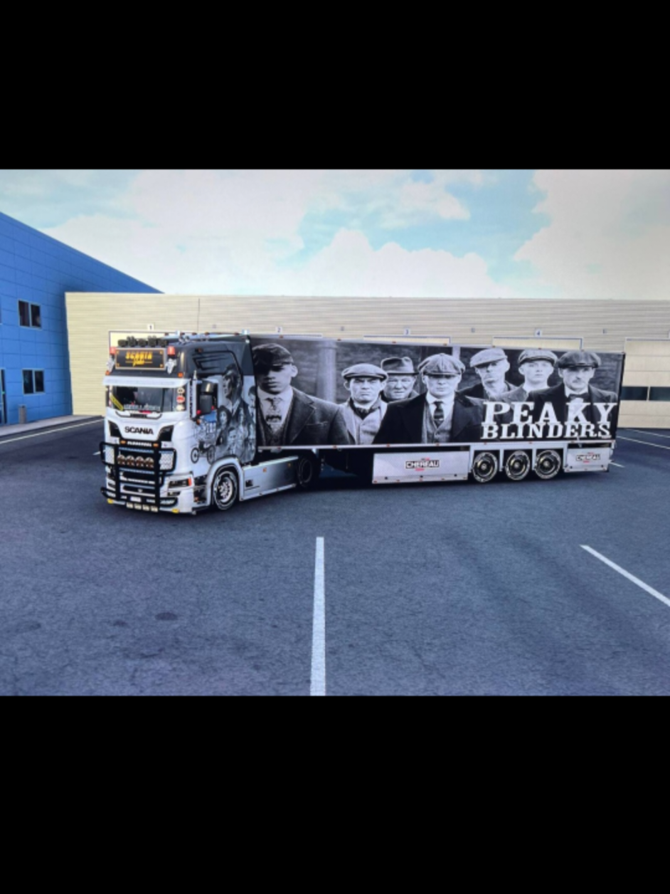 🔥🔥 Trailer Chereau livrea Peaky Blinders 🔥🔥 #trailer #chereau #peakyblinders ##eurotrucksimulator2 #fyp 