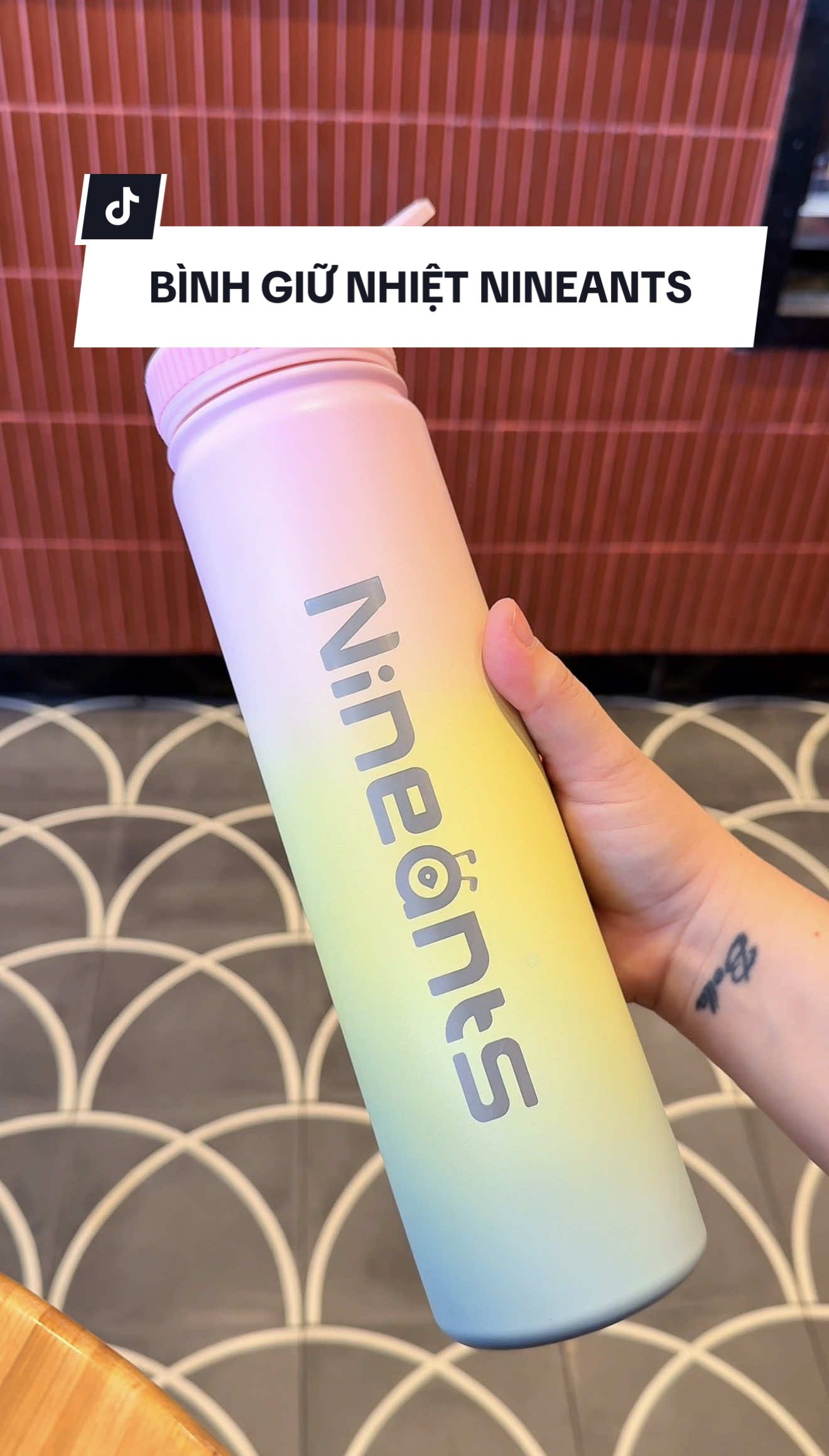 Bình giữ nhiệt Nineants 850ml phối màu đẹp mắt, lõi inox 304 hỗ trợ giữ lạnh lên đến 24h - giữ nóng 12h #binhgiunhiet #binhgiunhietthethao #review #binhnuoc #binhnuocgiunhiet