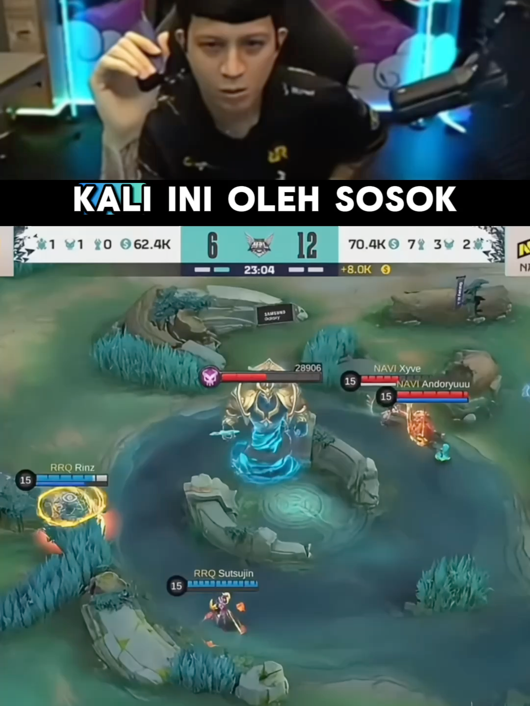 REAKSI BANG XINN RRQ GAGAL LOLOS PLAYOFF #fypシ゚ #clips #mobilelegends #mplid #rrqhoshi #kingdom #bangxinn