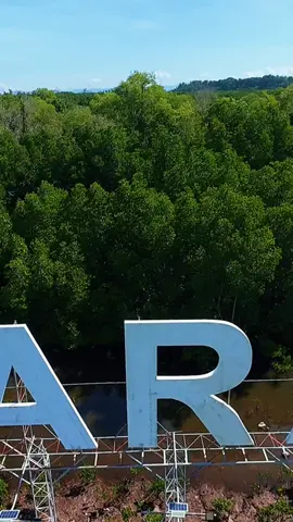 Tuaran, gayang bridge, mount kinabalu view. #sabahborneo #dronevideo 