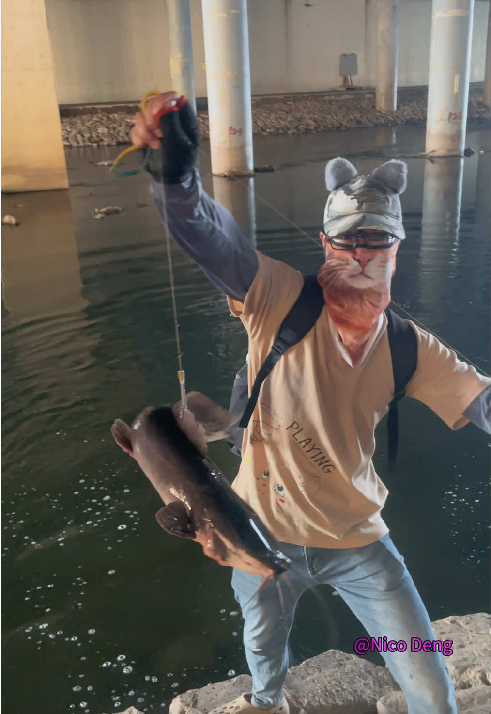 The new slingshot fishing artifact is really great.#fishing 