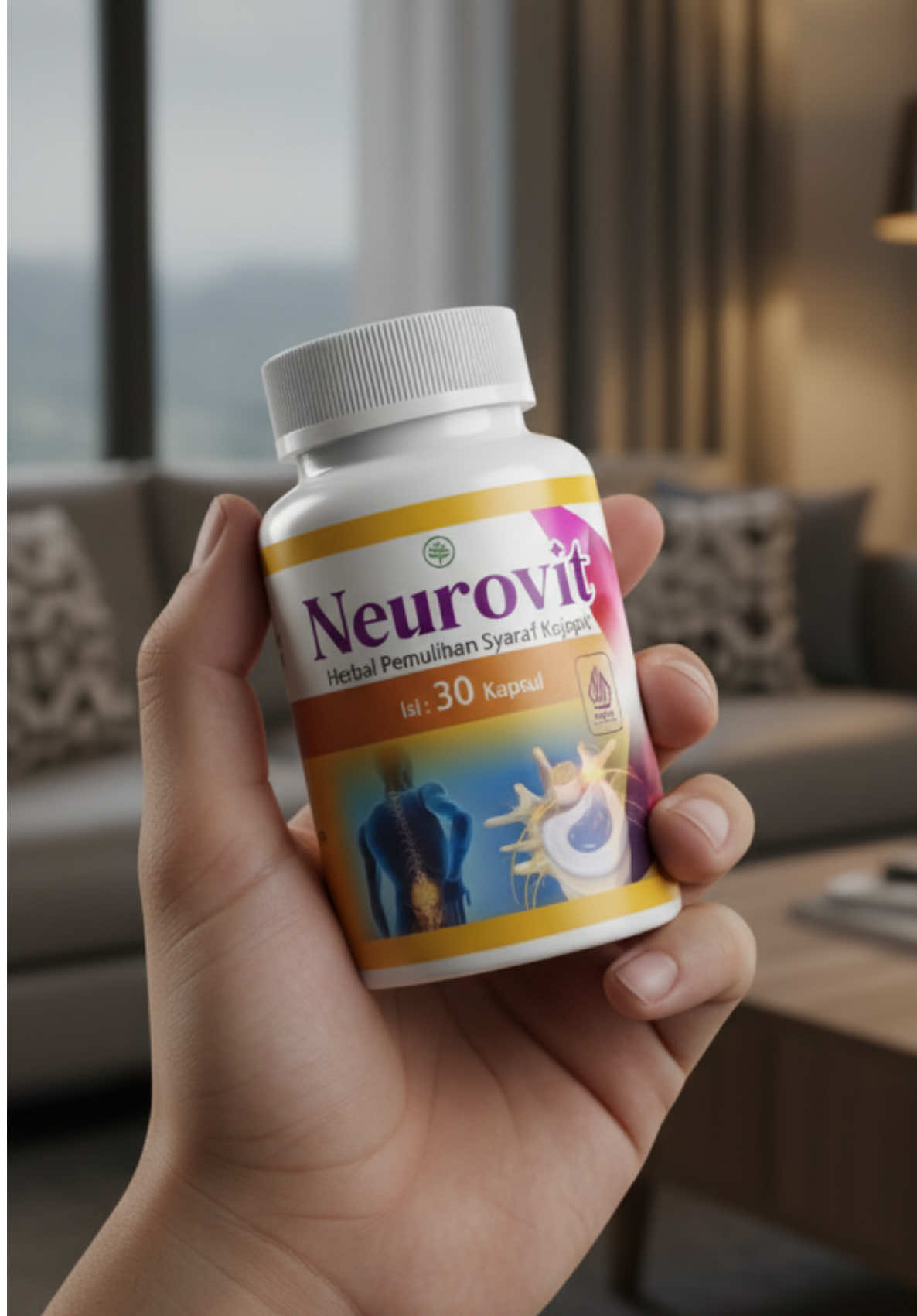 Bangun tidur leher nyeri banget sampe nggak bisa nunduk 😣 Kirain cuma salah bantal, ternyata gejala saraf kejepit! Untung ketemu Neurovit Herbal, bantu banget buat pemulihan saraf kejepit, pegal linu, dan nyeri sendi 🌿 Sekarang bangun tidur badan terasa enteng lagi 💪 🌼 Klik keranjang kuning sebelum kehabisan ya! 🔖 #Neurovit #HerbalAlami #SarafKejepit #PegalLinu #NyeriSendi 