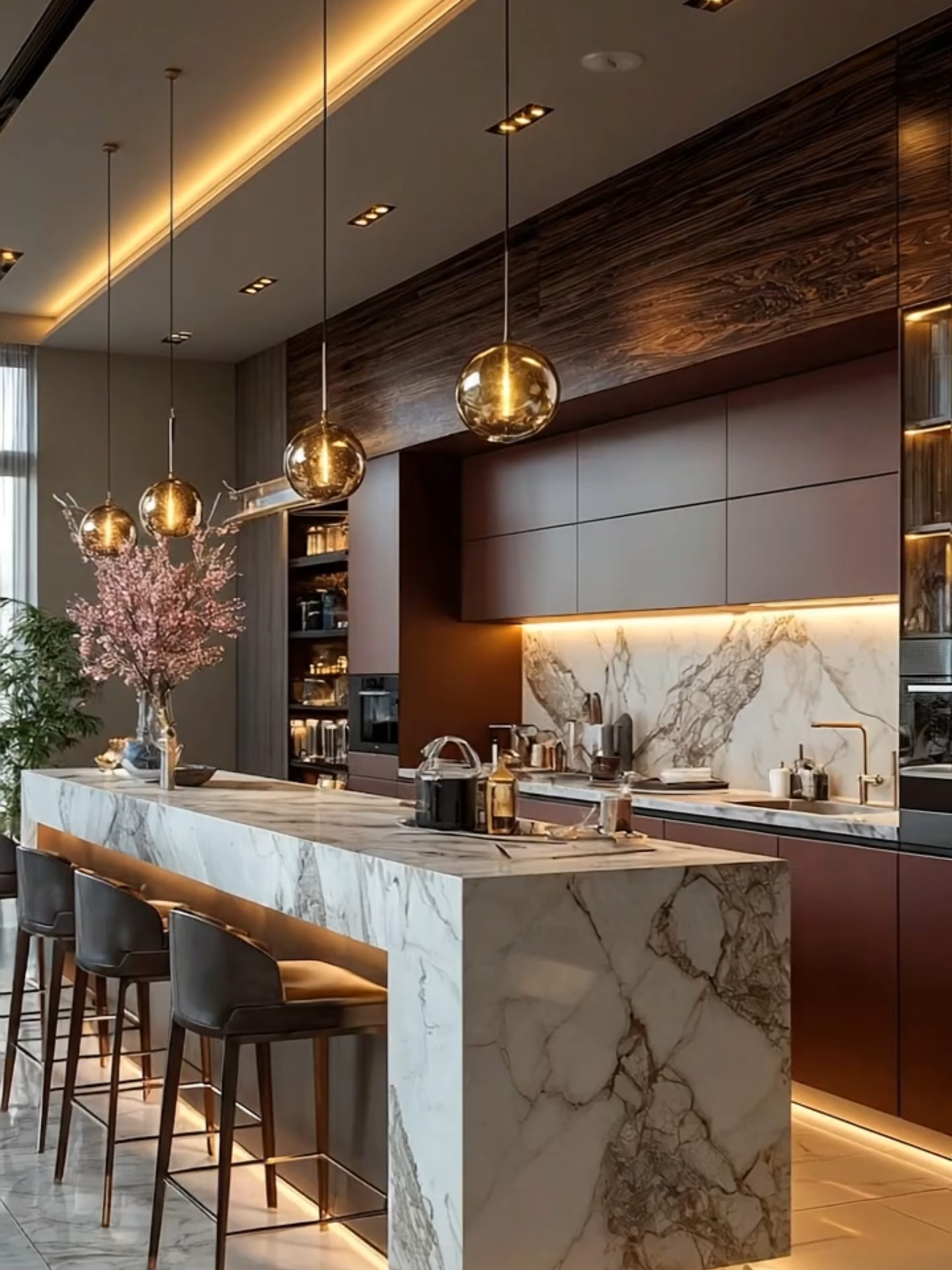 Căn bếp là nơi giữ lửa, còn người nấu là người giữ yêu thương ❤ #thietkenoithat #noithattugia #noithatphongbepdep #phongbep #xuhuong #fyp