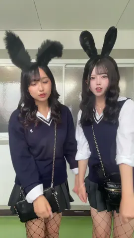 高校入って初文化祭はbunnyした🐇♡#野洲高校 #fjk 