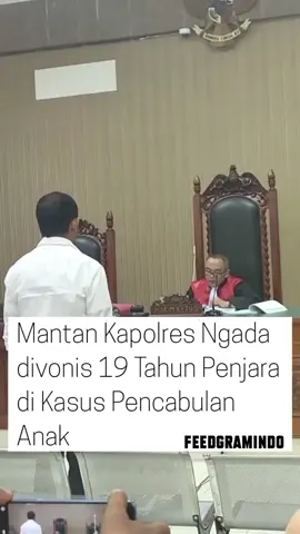 Eks Kapolres Ngada, AKBP Fajar Widyadharma Lukman Sumaatmaja yang terjerat kasus kekerasan seksual terhadap tiga anak perempuan divonis 19 tahun penjara oleh majelis hakim Pengadilan Negeri Kota Kupang, Nusa Tenggara Timur (NTT). Sidang dengan agenda pembacaan putusan majelis hakim tersebut berlangsung Selasa (21/10) di ruang cakra PN Kota Kupang dan berlangsung terbuka untuk umum. Vonis majelis hakim lebih rendah dari tuntutan jaksa penuntut umum yang menuntut Fajar di bui selama 20 tahun. Selain hukuman kurungan, Fajar juga diwajibkan membayar uang denda sebesar Rp5 miliar, dan jika tidak bisa membayarnya maka digantikan dengan pidana penjara selama satu tahun. Fajar juga diwajibkan majelis hakim membayar restitusi sebesar Rp359.162.000 sesuai tuntutan jaksa sebelumnya subsider 1 tahun 4 bulan penjara. AKBP Fajar dihadapkan ke meja hijau karena diduga terlibat dalam kasus kekerasan seksual terhadap tiga anak yakni IBS (6), WAF (13), dan MAN (16). Fajar juga diduga terlibat kasus dugaan penyalahgunaan narkoba karena dari hasil tes urine di Divisi Propam Mabes Polri dinyatakan positif. Kasus itu terbongkar ketika AKBP Fajar yang saat itu masih Kapolres Ngada ditangkap tim gabungan Propam Mabes Polri dan dan Polda NTT pada 20 Februari 2025 lalu. Penangkapan itu berawal dari temuan Kepolisian Federal Australia (AFP) soal  dugaan video kekerasan seksual yang dilakukan AKBP Fajar terhadap anak berusia 6 tahun beredar di situs porno asing darkweb. AFP kemudian melaporkan temuan tersebut ke Divisi Hubungan Internasional Mabes Polri dan diteruskan ke Polda NTT.