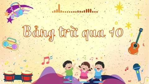 Rap bảng trừ qua 10