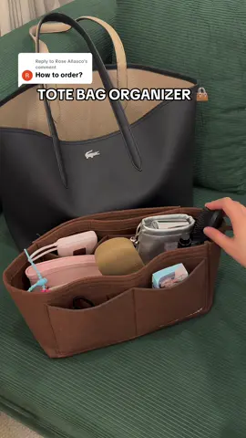 Replying to @Rose Añasco click the yellow basket and check out!! #totebagorganizer #bagorganizer 