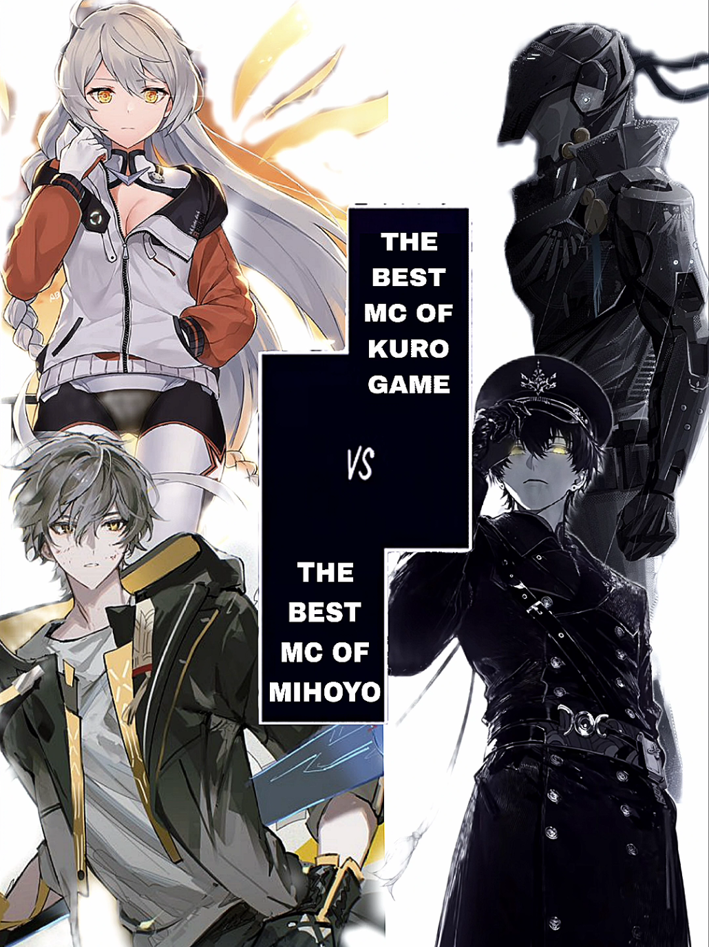 My 4 G.O.A.T 🐐🔥 #wutheringwaves #HonkaiStarRail #punishinggrayraven #honkaiimpact3rd #fyp 