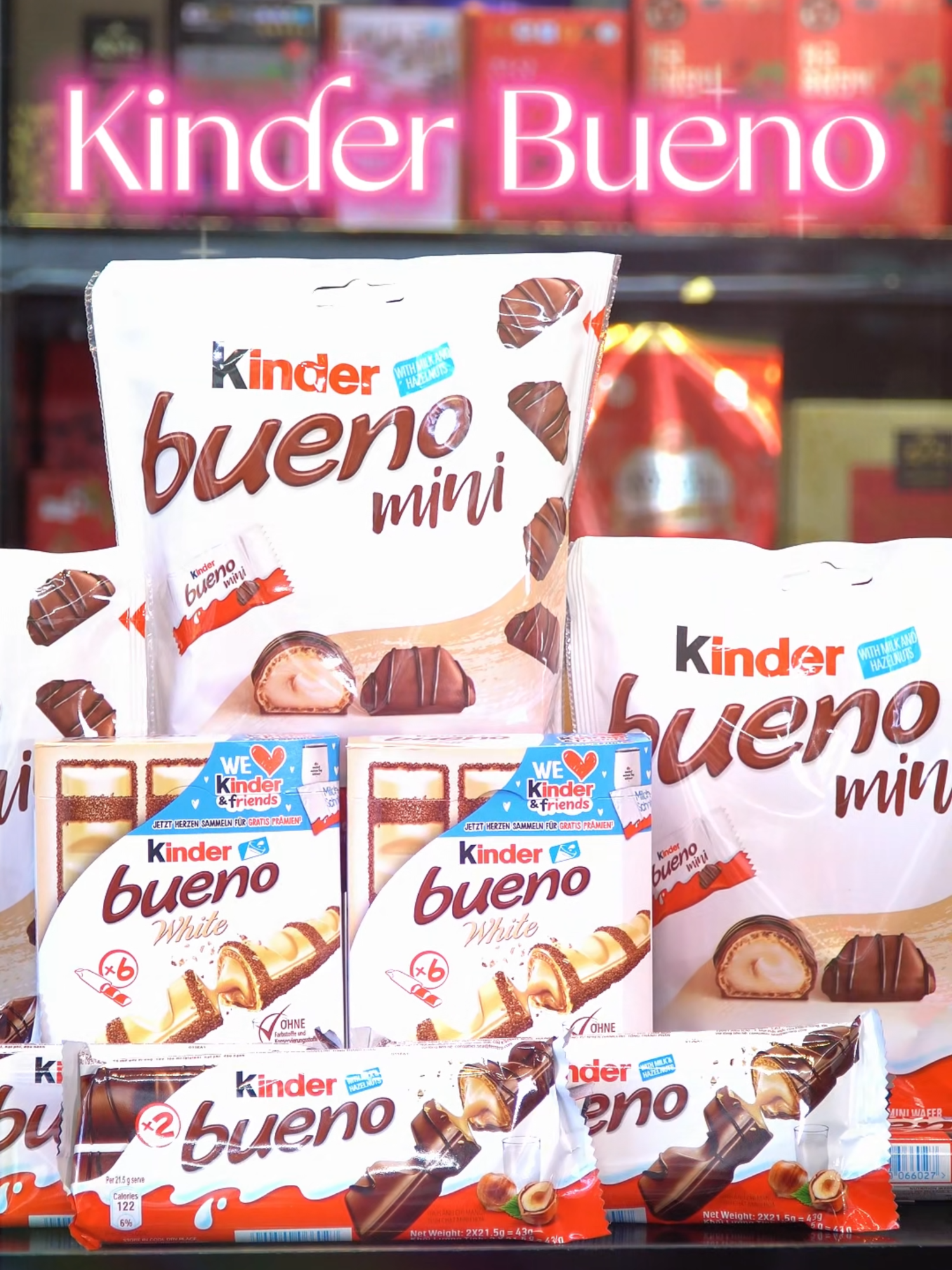 Bánh xốp phủ chocolate Kinder Bueno – vỏ giòn, nhân kem hạt phỉ béo ngậy, ngọt vừa phải mà sang vị châu Âu 😋 từng được ‘review tới tấp’ vì ngon không chỗ chê! #usmart #sieuthinhapkhau #sieuthihangnhapkhau #chocolate #bueno #kinderbueno #kinderjoy #kinder