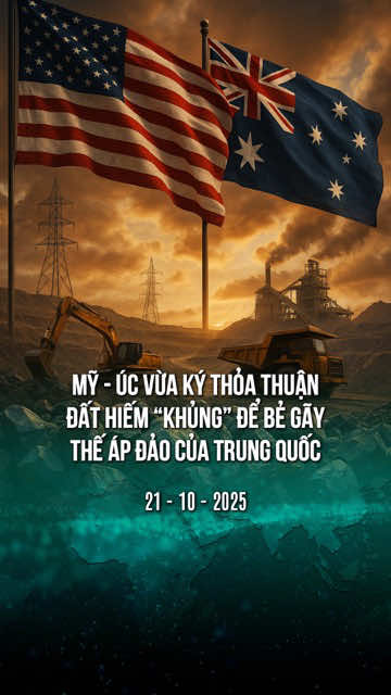 🔴Mỹ và Úc kí thoả thuận đất hiếm?bẻ gãy độc quyền từ Trung Quốc.#thitruongvang #phanthickythuat #kienthuctrading   #chungkhoanonline #thuongtruongvietnam 