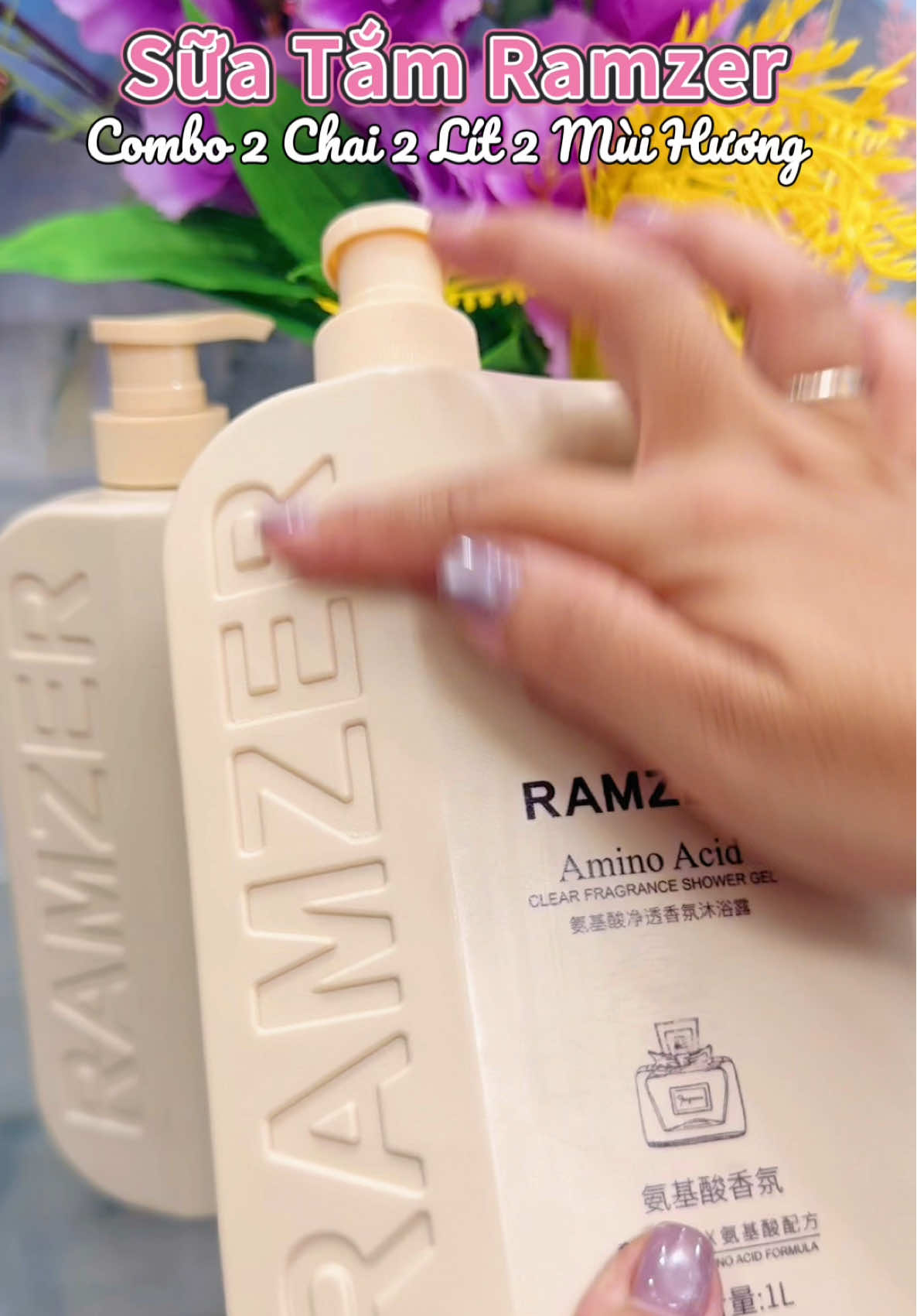 Combo 2 Chai Sữa Tắm Ramzer Hương Nước Hoa #tiemnhatruc #xh #suatamhuongnuochoa #suatamramzer 