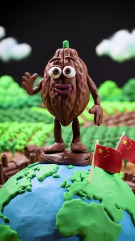 dari kakao sampe jadi coklat premium dengan cita rasa khas asia, inilah...  #coklatdubai #faktaunik #claymation 