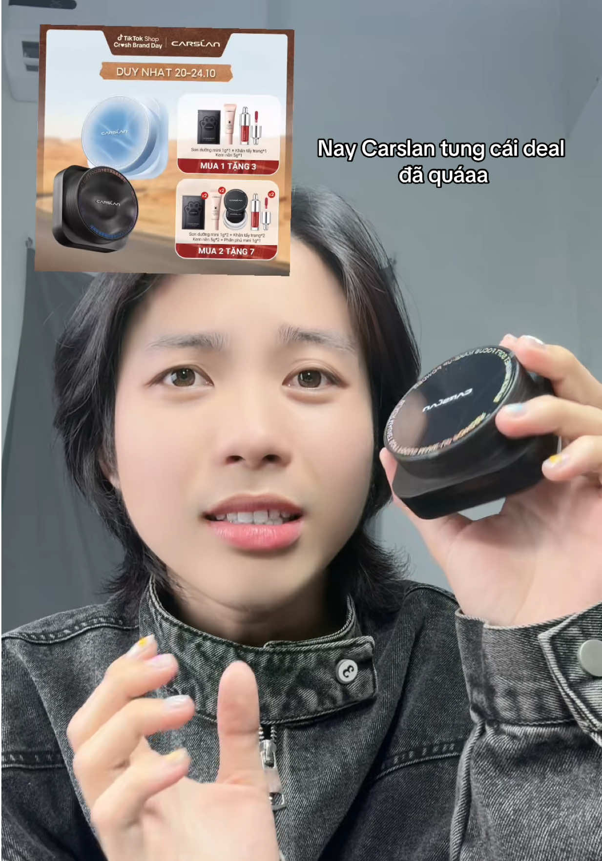 Tranh thủ mấy bà ơiii #goclamdep #thuvienmakeup #reviewlamdep #carslan 