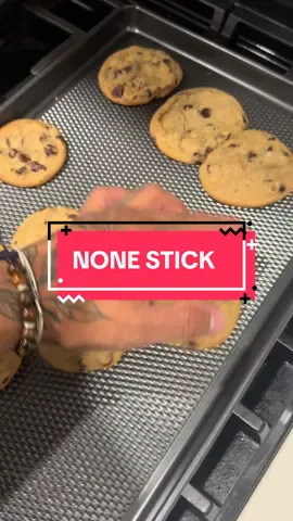 None stick baking sheets are really NONE STICK #fyp 
