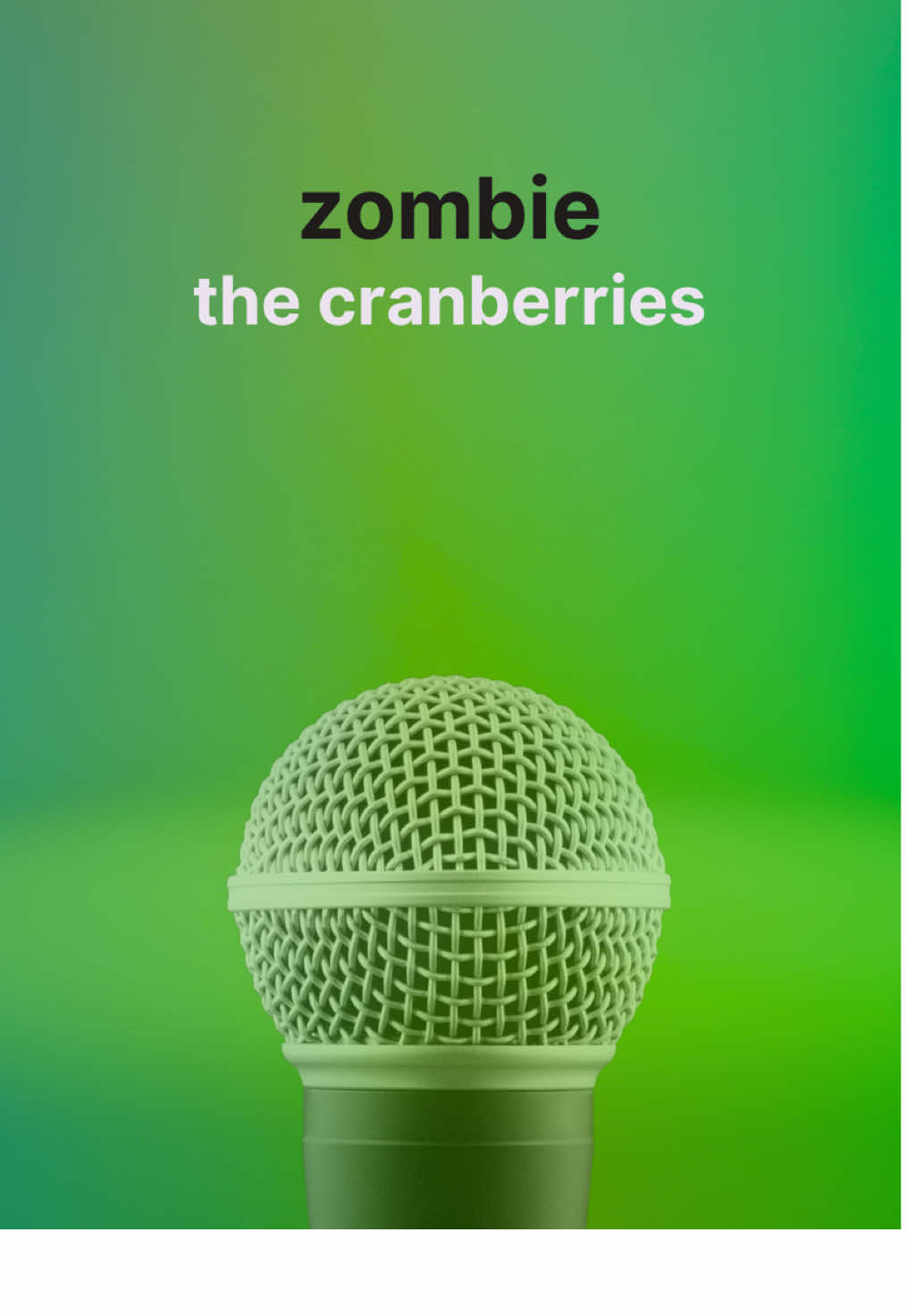 SCREAM IT 🎤 ZOMBIE by @The Cranberries 💙🧟🖤 #thecranberries #thecranberrieszombie #zombie #karaoketiktok #UnitedKingdom 