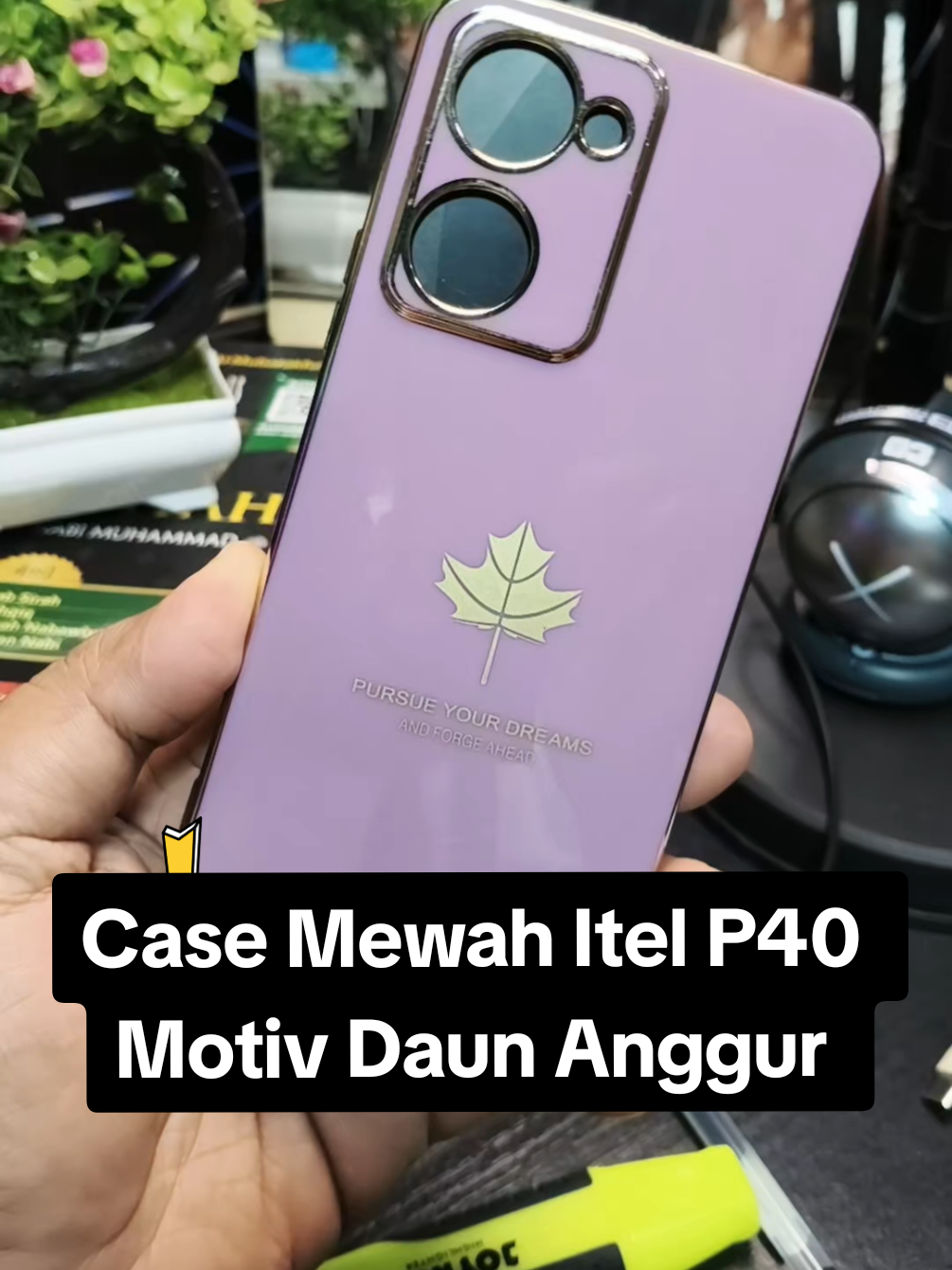Case Mewah Itel P40 Motiv Daun Anggur  #softcase #casing #case #caseitel #itelp40 