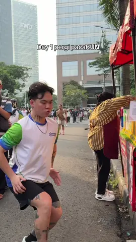 day 1 pergi pacaRUN biar kalcerrrr 🤙🏻 #abecia #wekidi