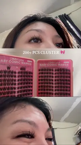 200+ pcs ba naman eh hahshsh #colorlabs #lashes #clusterlashes 