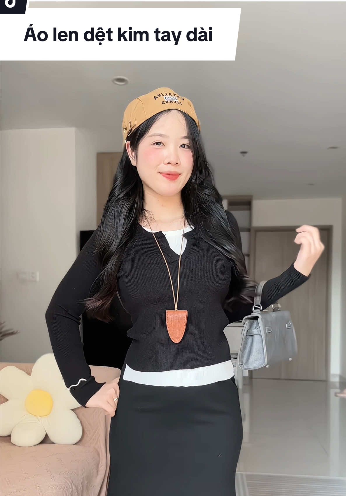 Áo thun dệt kim tay dài #aolen #aolennu #aolentaydai 