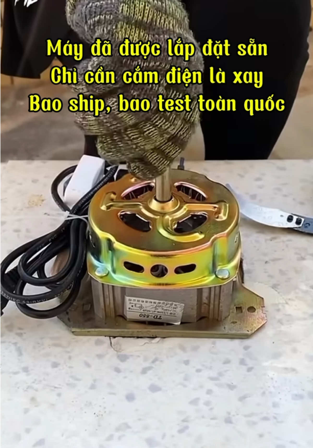 Motor máy giặt hoàn toàn mới, công suất mạnh mẽ #xhtiktok #fyp #mayxaythucanchannuoi #mayxayraucu #mayxaydanang 