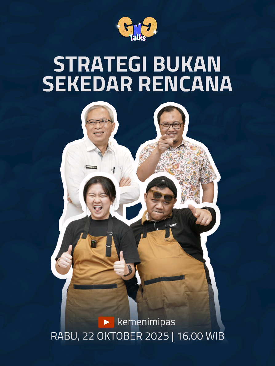 Hai, Sobat Imipas! Kalian ada rencana besar apa pekan ini?  Kemenimipas juga punya rencana, lho. Namanya rencana strategis (renstra).  Siniar Guard 'n Guide Talks akan menghadirkan Kepala Biro Perencanaan dan Keuangan, Ibnu Ismoyo, untuk berbincang perihal Renstra Kemenimipas. Tak sendirian, hadir pula Direktur Pembangunan Hukum, HAM, Imigrasi dan Pemasyarakatan BAPPENAS, Hendra Wahanu Prabandani, yang bikin kita paham tentang pentingnya renstra. Pantau terus kanal resmi youtube Kemenimipas, ya. Setahun Bekerja, Bergerak - Berdampak ‎ ‎#kemenimipas #infoimipas #guardandguide #GnGTalks ‎#SetahunBerdampak 