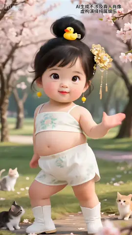 Cute Baby Dance~ #cutebaby #funnydance #babydance #aidance #fyp 