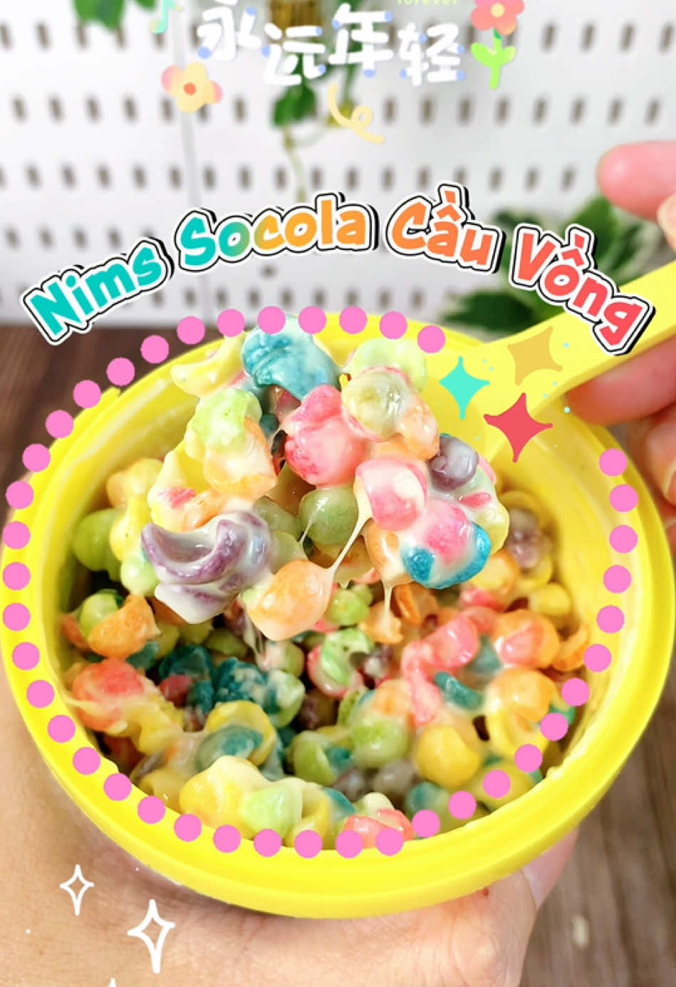 Socola NIMS Cầu Vồng Giòn Rụm thơm ngon ăn cùng kem hay kẹp bánh mỳ ngon lắm na!✨💙💚❤️💜💛🧡🩵 #nims #socola #chocolate #saleluongve  #cuocduanhasangtao 